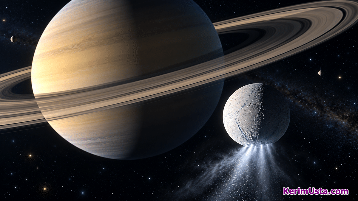 Satürn'ün Uydusu Enceladus'ta Yaşam Arayışı - KerimUsta Satürn'ün Uydusu Enceladus'ta Yaşam Arayışı